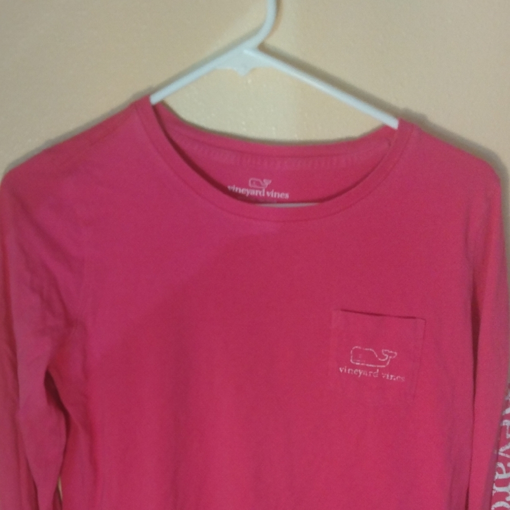 Vineyard Vines Pink Long Sleeve Shirt